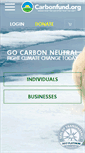 Mobile Screenshot of carbonfund.org